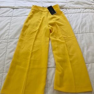 Zara high waist, wide leg pants